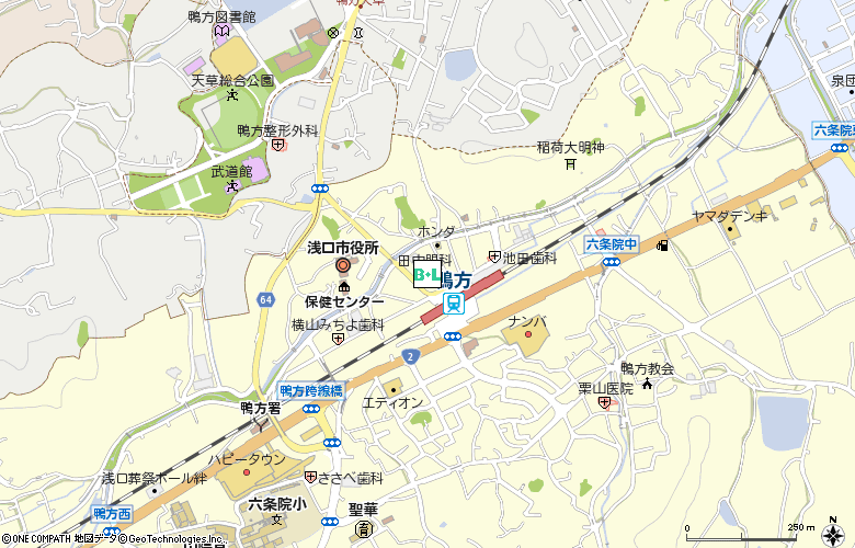 有限会社田中コンタクトレンズセンター付近の地図